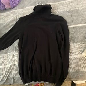 Black turtle neck